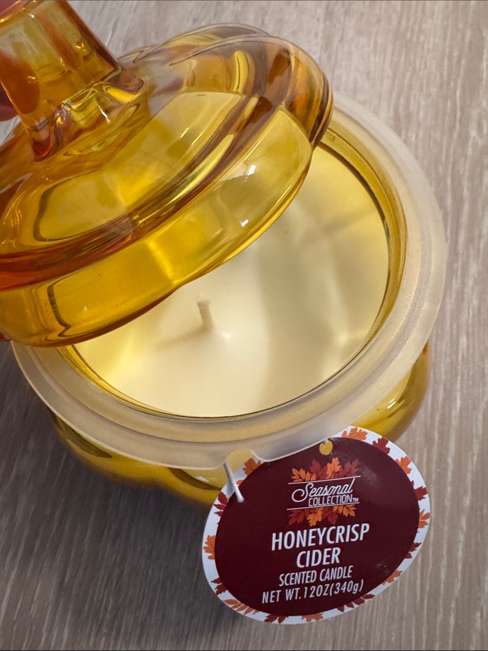 Honeycrisp Apple Scented Pumpkin Jar Candle NEW 🏷️